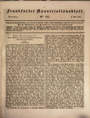 Frankfurter Konversationsblatt (Frankfurter Ober-Post-Amts-Zeitung) Dienstag 4. Mai 1841