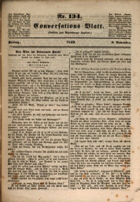 Regensburger Conversations-Blatt (Regensburger Tagblatt) Freitag 9. November 1849