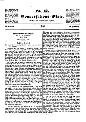 Regensburger Conversations-Blatt (Regensburger Tagblatt) Mittwoch 9. Februar 1853