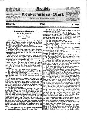 Regensburger Conversations-Blatt (Regensburger Tagblatt) Mittwoch 2. März 1853