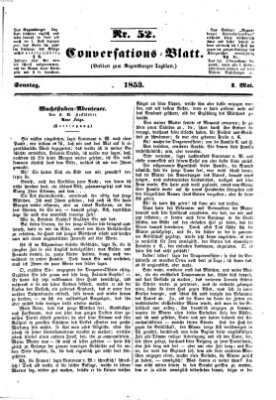 Regensburger Conversations-Blatt (Regensburger Tagblatt) Sonntag 1. Mai 1853