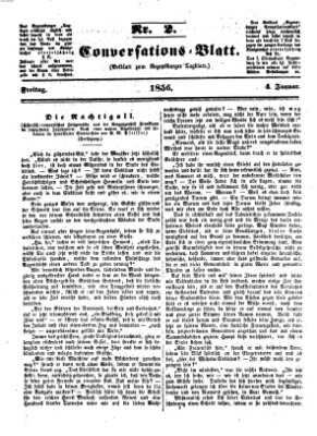 Regensburger Conversations-Blatt (Regensburger Tagblatt) Freitag 4. Januar 1856