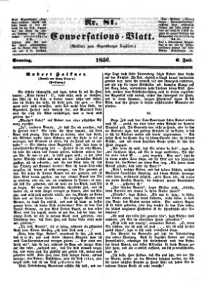 Regensburger Conversations-Blatt (Regensburger Tagblatt) Sonntag 6. Juli 1856