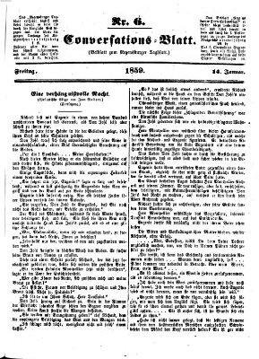 Regensburger Conversations-Blatt (Regensburger Tagblatt) Freitag 14. Januar 1859