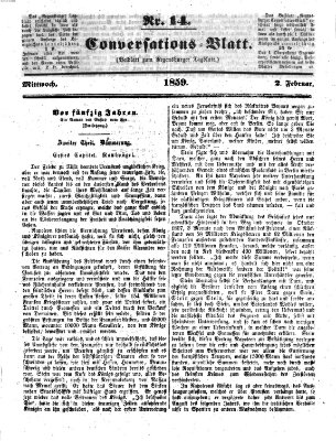 Regensburger Conversations-Blatt (Regensburger Tagblatt) Mittwoch 2. Februar 1859