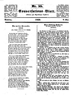 Regensburger Conversations-Blatt (Regensburger Tagblatt) Sonntag 8. Mai 1859