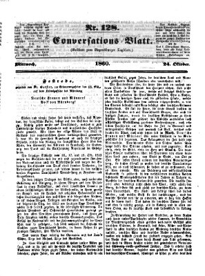 Regensburger Conversations-Blatt (Regensburger Tagblatt) Mittwoch 24. Oktober 1860