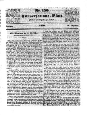 Regensburger Conversations-Blatt (Regensburger Tagblatt) Freitag 14. Dezember 1860