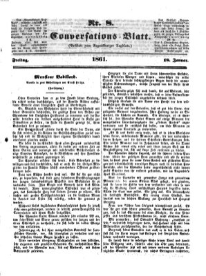 Regensburger Conversations-Blatt (Regensburger Tagblatt) Freitag 18. Januar 1861