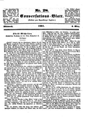 Regensburger Conversations-Blatt (Regensburger Tagblatt) Mittwoch 6. März 1861