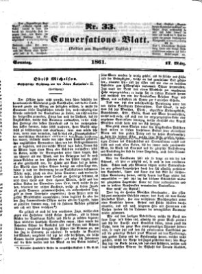 Regensburger Conversations-Blatt (Regensburger Tagblatt) Sonntag 17. März 1861