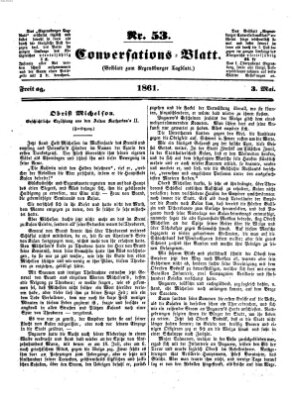 Regensburger Conversations-Blatt (Regensburger Tagblatt) Freitag 3. Mai 1861