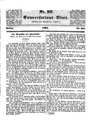 Regensburger Conversations-Blatt (Regensburger Tagblatt) Freitag 24. Mai 1861