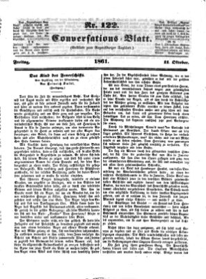 Regensburger Conversations-Blatt (Regensburger Tagblatt) Freitag 11. Oktober 1861