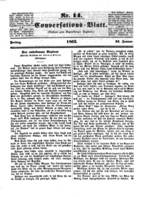 Regensburger Conversations-Blatt (Regensburger Tagblatt) Freitag 31. Januar 1862