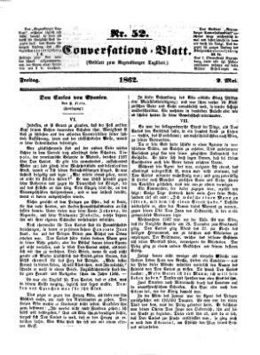 Regensburger Conversations-Blatt (Regensburger Tagblatt) Freitag 2. Mai 1862