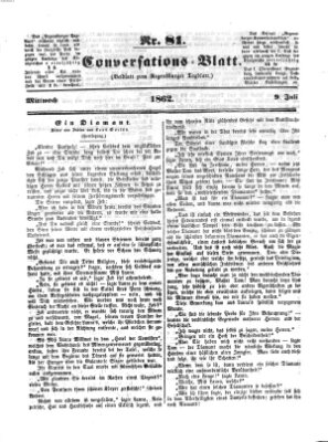 Regensburger Conversations-Blatt (Regensburger Tagblatt) Mittwoch 9. Juli 1862