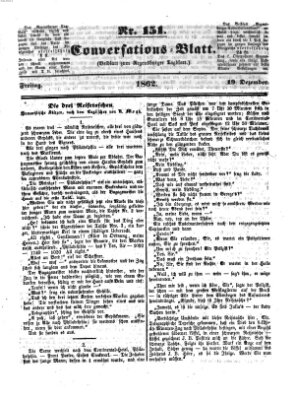 Regensburger Conversations-Blatt (Regensburger Tagblatt) Freitag 19. Dezember 1862