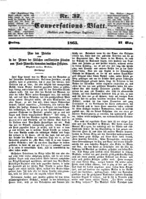 Regensburger Conversations-Blatt (Regensburger Tagblatt) Freitag 27. März 1863