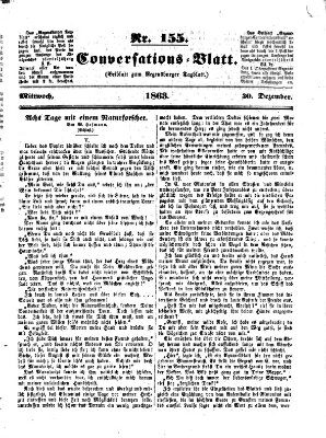 Regensburger Conversations-Blatt (Regensburger Tagblatt) Mittwoch 30. Dezember 1863