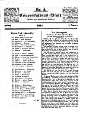 Regensburger Conversations-Blatt (Regensburger Tagblatt) Freitag 1. Januar 1864