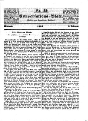 Regensburger Conversations-Blatt (Regensburger Tagblatt) Mittwoch 3. Februar 1864