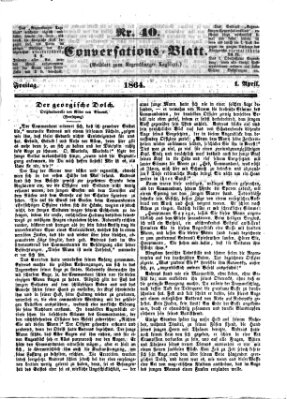 Regensburger Conversations-Blatt (Regensburger Tagblatt) Freitag 1. April 1864