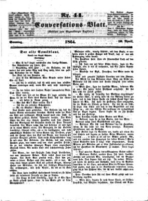 Regensburger Conversations-Blatt (Regensburger Tagblatt) Sonntag 10. April 1864