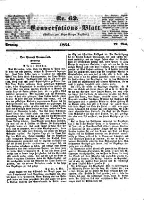 Regensburger Conversations-Blatt (Regensburger Tagblatt) Sonntag 22. Mai 1864