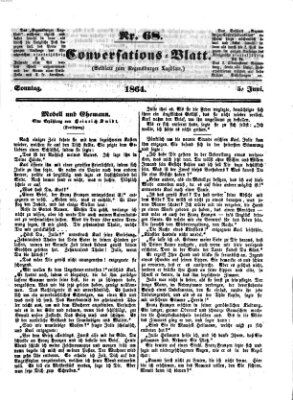 Regensburger Conversations-Blatt (Regensburger Tagblatt) Sonntag 5. Juni 1864