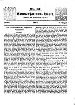 Regensburger Conversations-Blatt (Regensburger Tagblatt) Freitag 12. August 1864