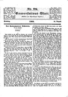 Regensburger Conversations-Blatt (Regensburger Tagblatt) Sonntag 14. August 1864