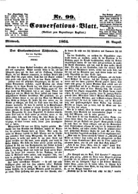 Regensburger Conversations-Blatt (Regensburger Tagblatt) Mittwoch 17. August 1864