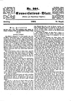 Regensburger Conversations-Blatt (Regensburger Tagblatt) Sonntag 21. August 1864