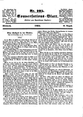 Regensburger Conversations-Blatt (Regensburger Tagblatt) Mittwoch 31. August 1864