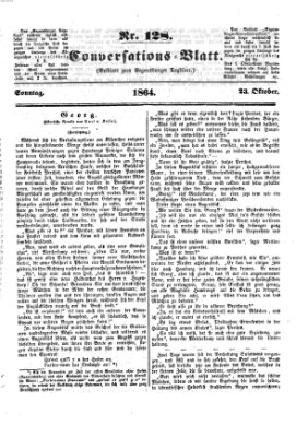 Regensburger Conversations-Blatt (Regensburger Tagblatt) Sonntag 23. Oktober 1864