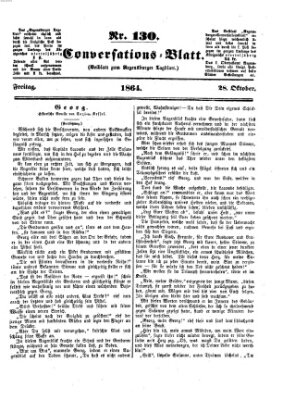 Regensburger Conversations-Blatt (Regensburger Tagblatt) Freitag 28. Oktober 1864