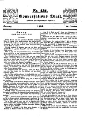 Regensburger Conversations-Blatt (Regensburger Tagblatt) Sonntag 30. Oktober 1864