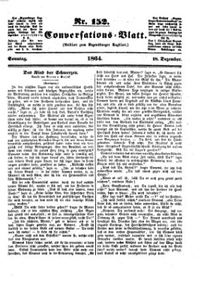 Regensburger Conversations-Blatt (Regensburger Tagblatt) Sonntag 18. Dezember 1864