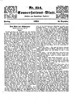 Regensburger Conversations-Blatt (Regensburger Tagblatt) Freitag 23. Dezember 1864