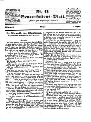 Regensburger Conversations-Blatt (Regensburger Tagblatt) Mittwoch 5. April 1865