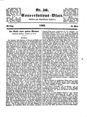 Regensburger Conversations-Blatt (Regensburger Tagblatt) Freitag 12. Mai 1865