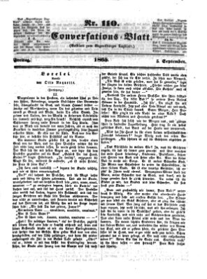 Regensburger Conversations-Blatt (Regensburger Tagblatt) Dienstag 5. September 1865