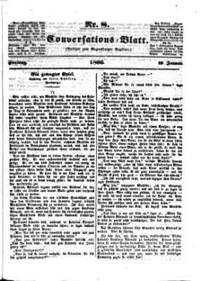 Regensburger Conversations-Blatt (Regensburger Tagblatt) Freitag 19. Januar 1866