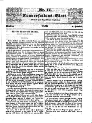 Regensburger Conversations-Blatt (Regensburger Tagblatt) Freitag 9. Februar 1866