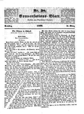 Regensburger Conversations-Blatt (Regensburger Tagblatt) Samstag 31. März 1866