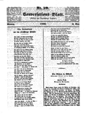 Regensburger Conversations-Blatt (Regensburger Tagblatt) Montag 21. Mai 1866