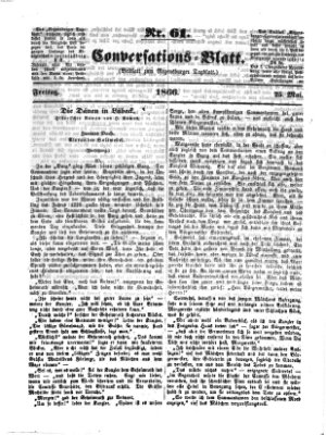 Regensburger Conversations-Blatt (Regensburger Tagblatt) Freitag 25. Mai 1866