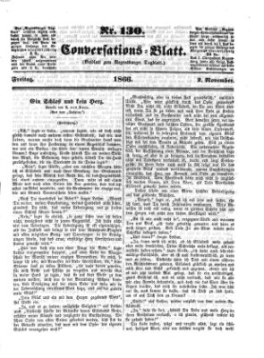 Regensburger Conversations-Blatt (Regensburger Tagblatt) Freitag 2. November 1866