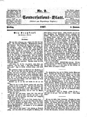 Regensburger Conversations-Blatt (Regensburger Tagblatt) Freitag 4. Januar 1867